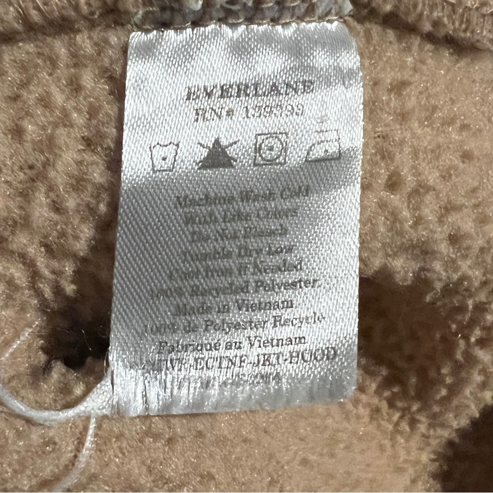 Everlane Renew Brown Hoodie Size Small - Picture 5 of 5